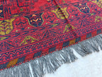 3x5 Vintage Khal Mohammadi Afghan Handmade Rug, Collectible Item, Rugs for Living Room, Bedroom Rug, Farmhouse Rug, 4.11x3.4 ft