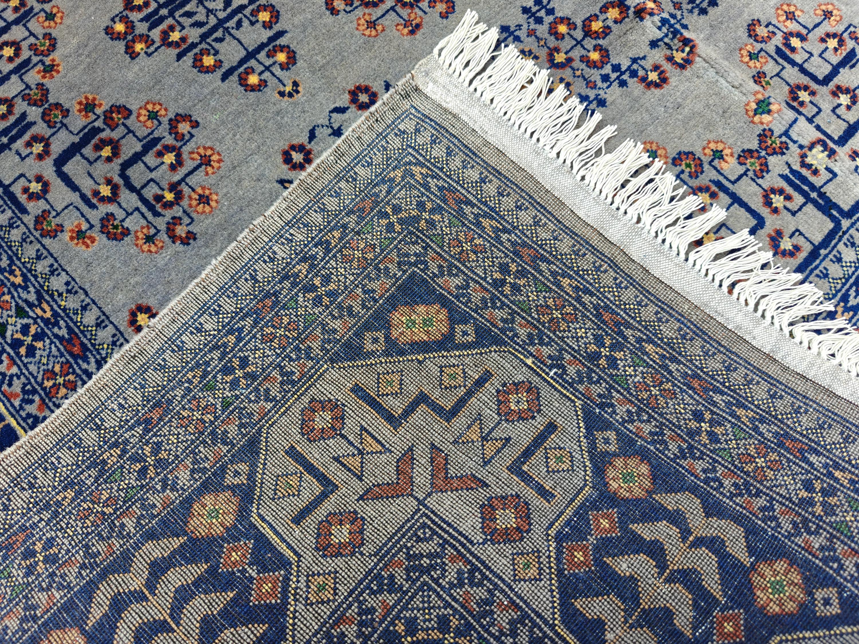 5x7 Handcrafted Saruki Rug Traditional Turkmen Carpet Stunning Design and Quality, Farmhouse Rug, Kitchen Rug, Boho Home Decor 6.7x5.1 ft