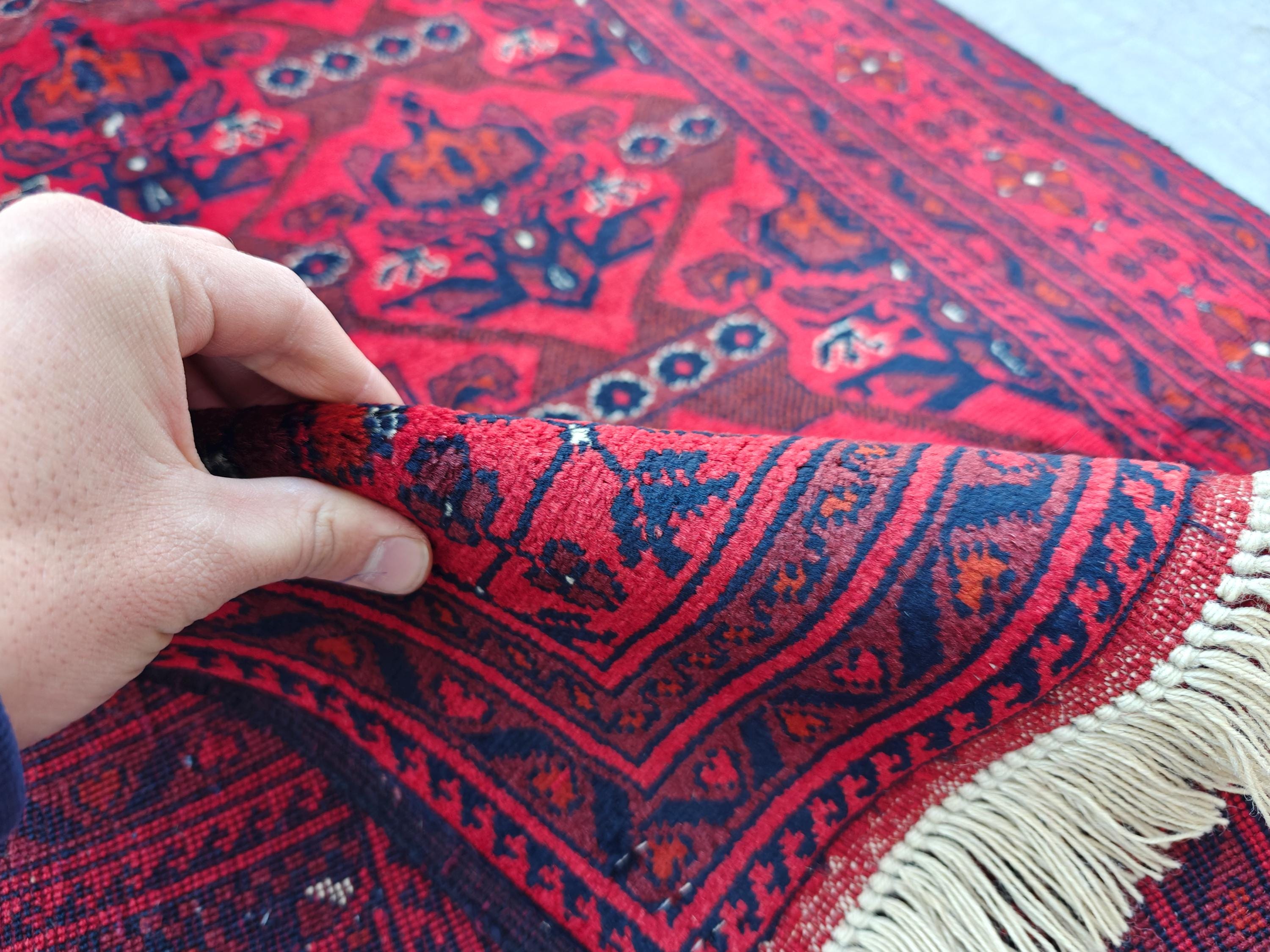 5x3 Vintage Beljik Afghan Handmade Rug, Rugs for Living Room, Bedroom Rug, Entryway Rug, Home Decor Rug, Farmhouse Rug, 4.10x3.5 ft