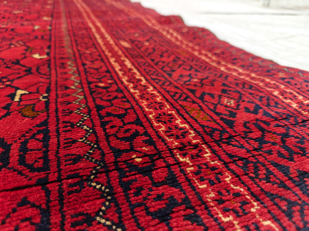 7x5 Vintage Bashiri Afghan Handmade Rugs, Living Room Rugs, Bedroom Rugs, Collectible Rugs, Farmhouse Rug 6.5x5 ft