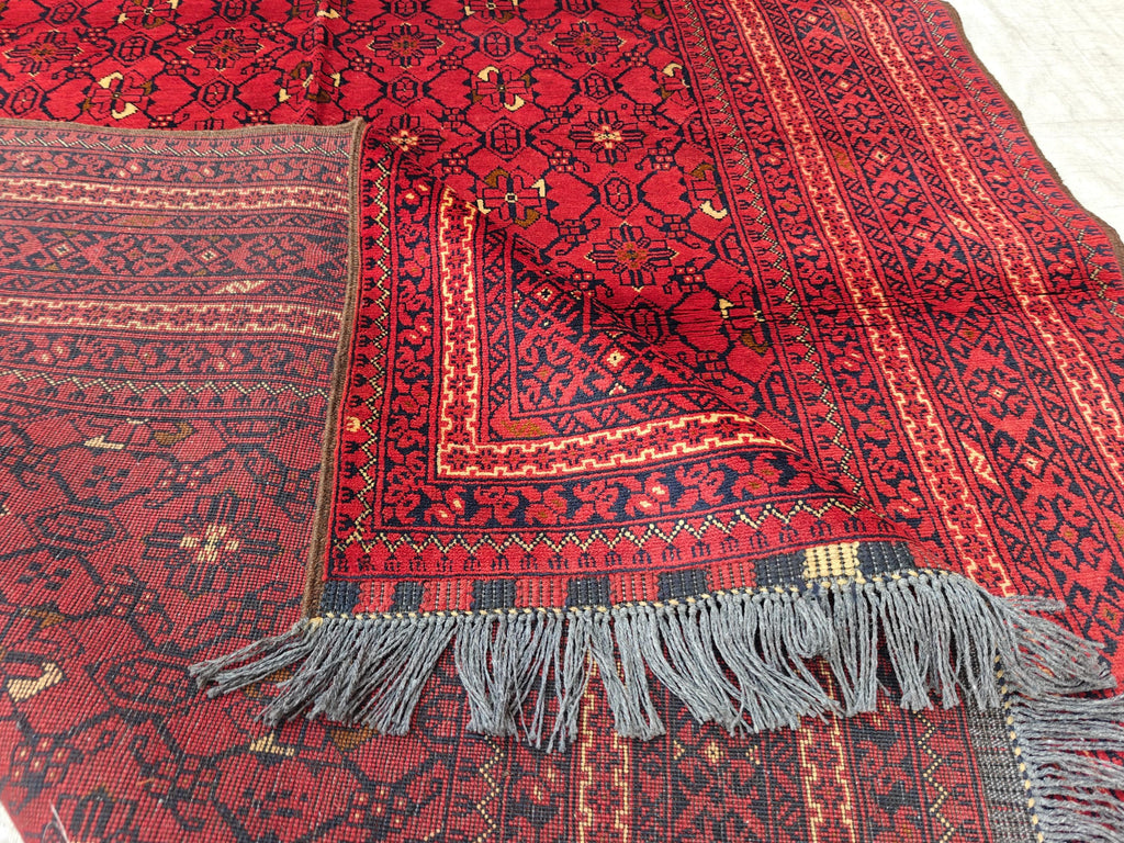 7x5 Vintage Bashiri Afghan Handmade Rugs, Living Room Rugs, Bedroom Rugs, Collectible Rugs, Farmhouse Rug 6.5x5 ft