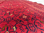 7x5 Vintage Bashiri Afghan Handmade Rugs, Living Room Rugs, Bedroom Rugs, Collectible Rugs, Farmhouse Rug 6.5x5 ft