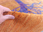 8x6 Handmade Rug with Tree Pattern- Wool Carpet, Unique Nature-Inspired Design, Artisan Crafted, Authentic Area Rug, Home Decor Rug 7.10x5.5