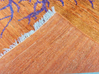 8x6 Handmade Rug with Tree Pattern- Wool Carpet, Unique Nature-Inspired Design, Artisan Crafted, Authentic Area Rug, Home Decor Rug 7.10x5.5