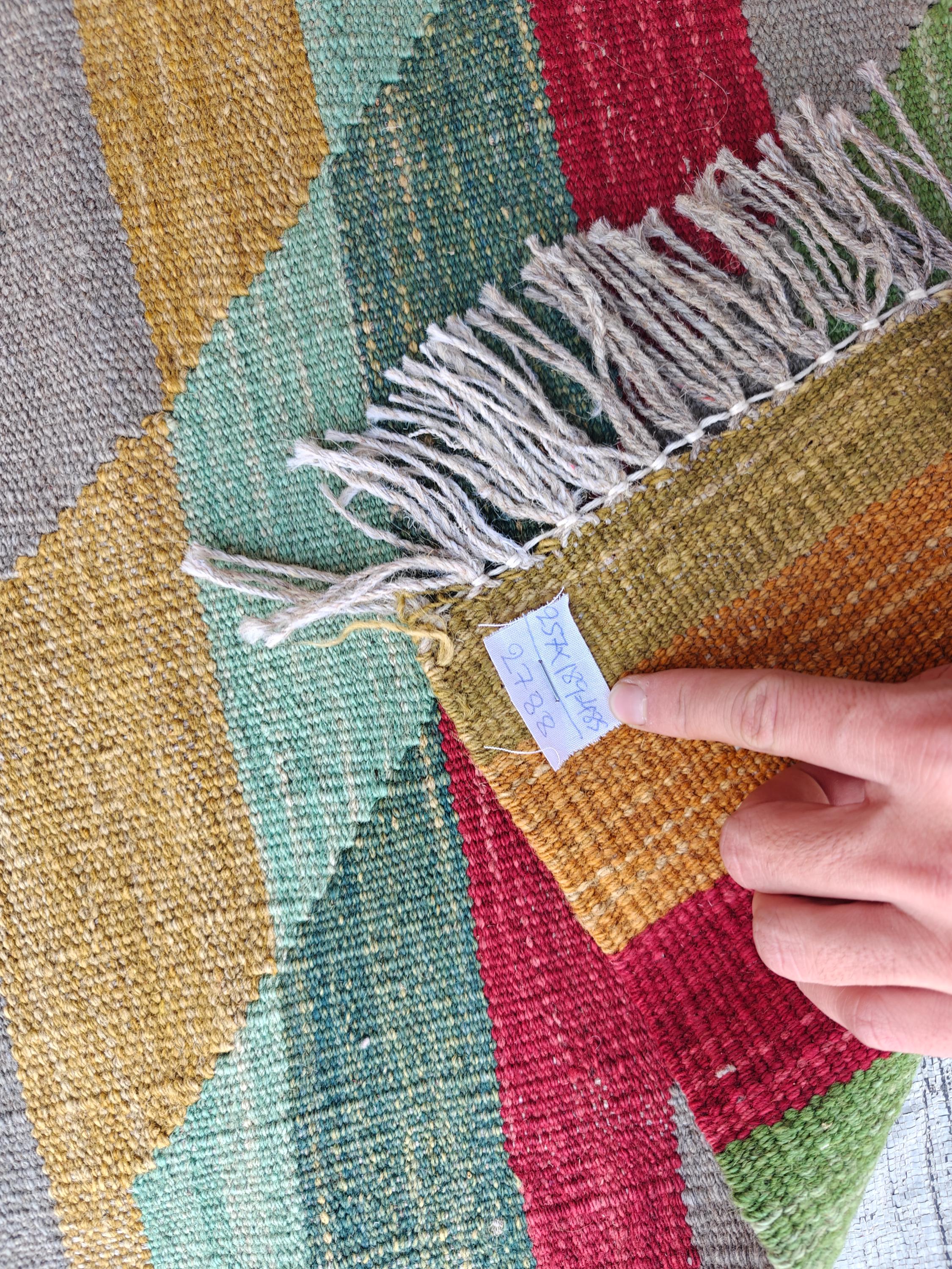 6x8 Handwoven Tribal Afghan Kilim, Colorful Area Rug, Rugs For Living Room, Bedroom Rug, Farmhouse Rug, Vintage Style Rug, 7.7x6.2 ft