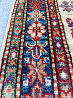 8x2 Hallway Runner- Handmade Chobi Wool Rug, Rustic Hallway Runner, Bohemian Home Decor, Entryway Runner, Narrow Rug, Stair Rug