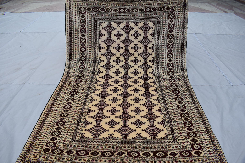 4x6 Antique Zahir Shahi Rug – Authentic Afghan Handmade Carpet | Unique Etsy Find, Rug for Living Room, Hallway Rug, Kitchen Rug 3.9x5.7