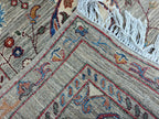 Handmade 9.8x2.7 ft Chobi Runner - Afghan Wool Rug, Tribal Hallway Carpet, Elegant Vintage Decor, Entryway Rug, Long Narrow Rug
