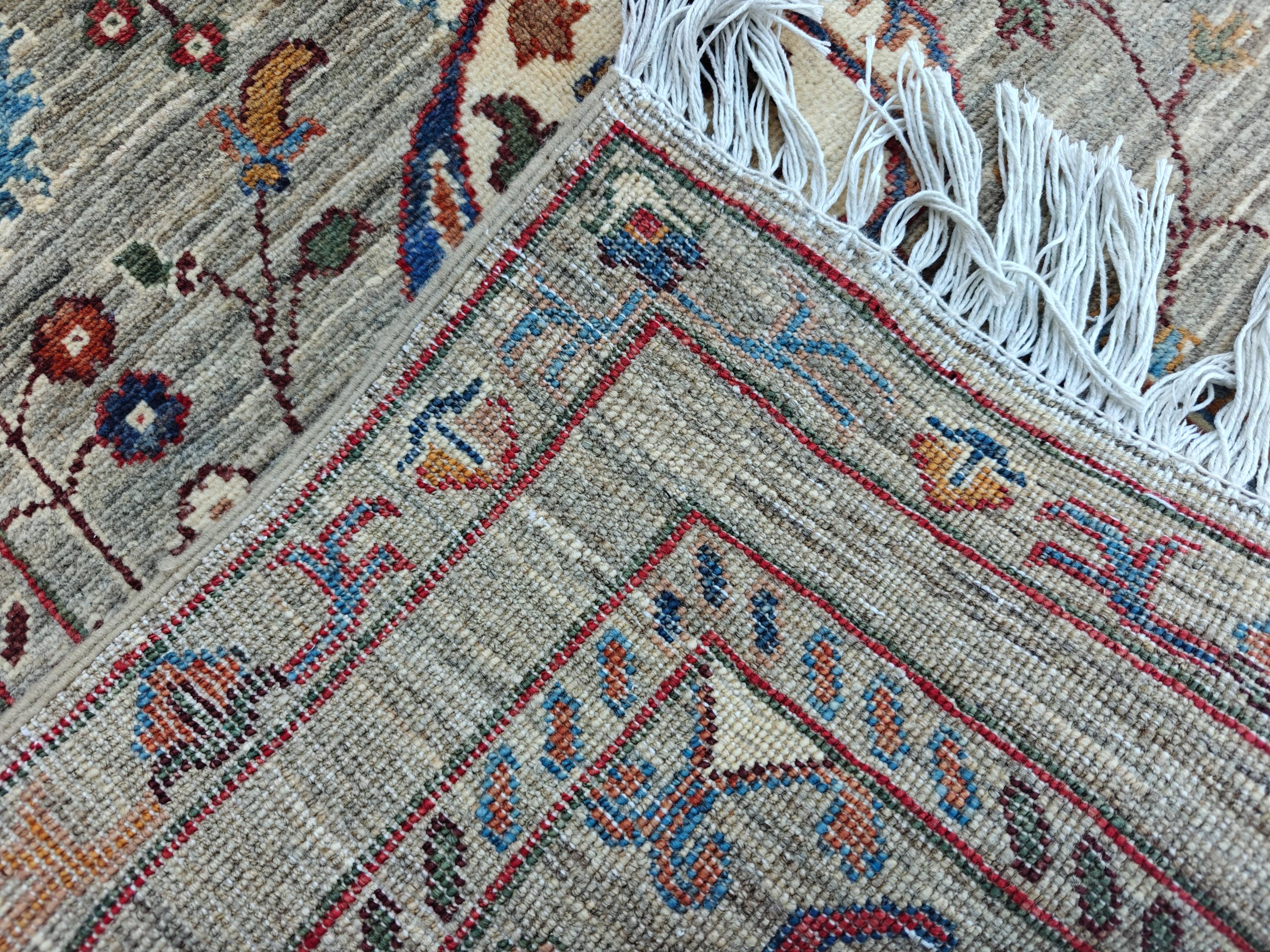 Handmade 9.8x2.7 ft Chobi Runner - Afghan Wool Rug, Tribal Hallway Carpet, Elegant Vintage Decor, Entryway Rug, Long Narrow Rug