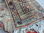 Handmade 9.8x2.7 ft Chobi Runner - Afghan Wool Rug, Tribal Hallway Carpet, Elegant Vintage Decor, Entryway Rug, Long Narrow Rug