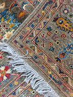Chobi Rug 8.9x6 ft – Handwoven Persian Carpet with Natural Color Palette and Timeless Elegance, Rugs for Living Room, Bedroom Rug 9x6