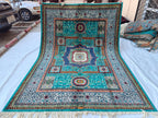 6x8 Mamluk Rug–Handwoven Persian Carpet with Intricate Design and Rich Color Palette, Rugs For Living Room, Bedroom Rug 8.2x5.9 ft