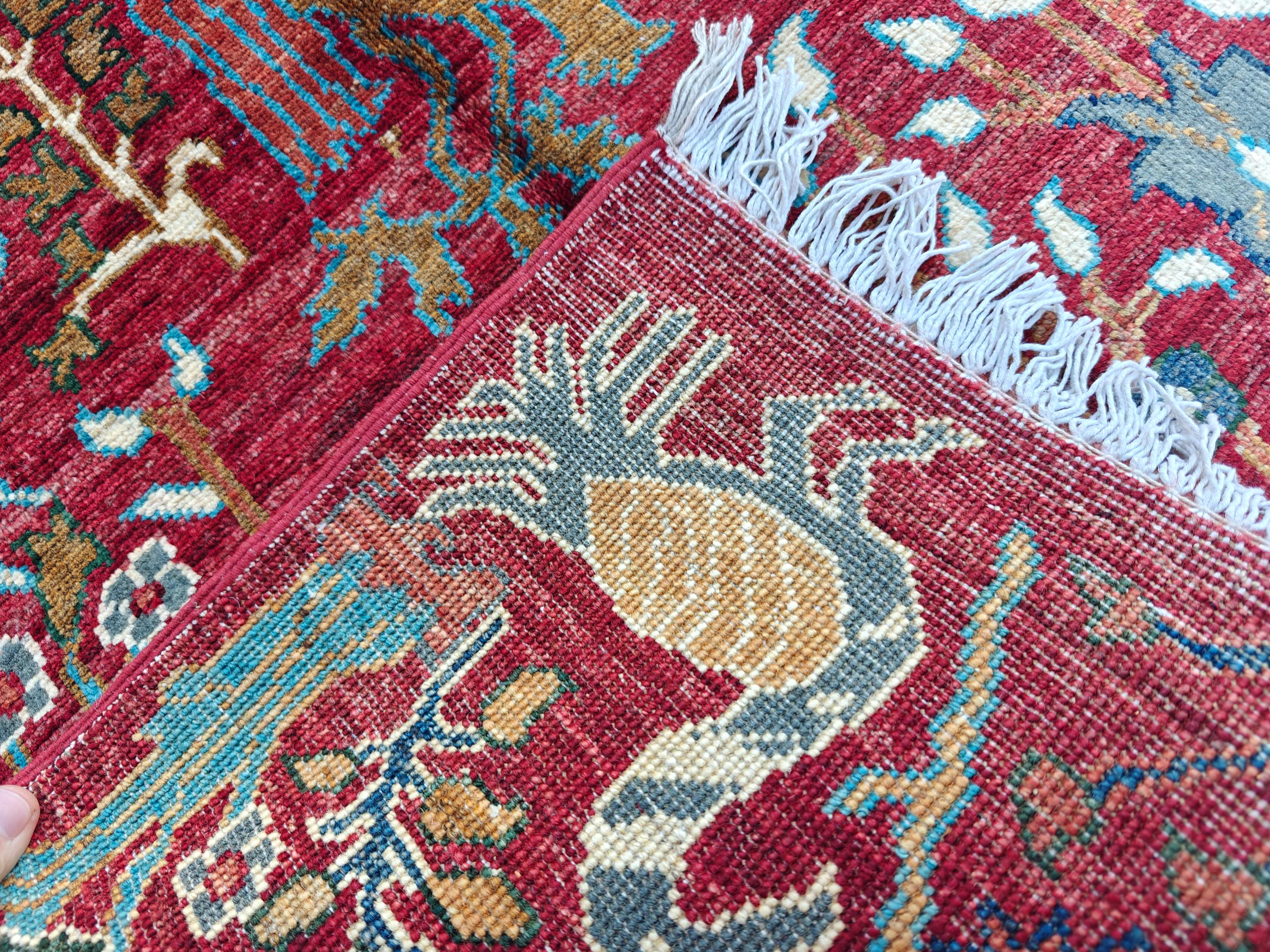 2x4 Rug Handwoven Persian Carpet with Traditional Design and Earthy Color Palette, Wall Hanging Rug, Entryway Rug, Bedroom Rug