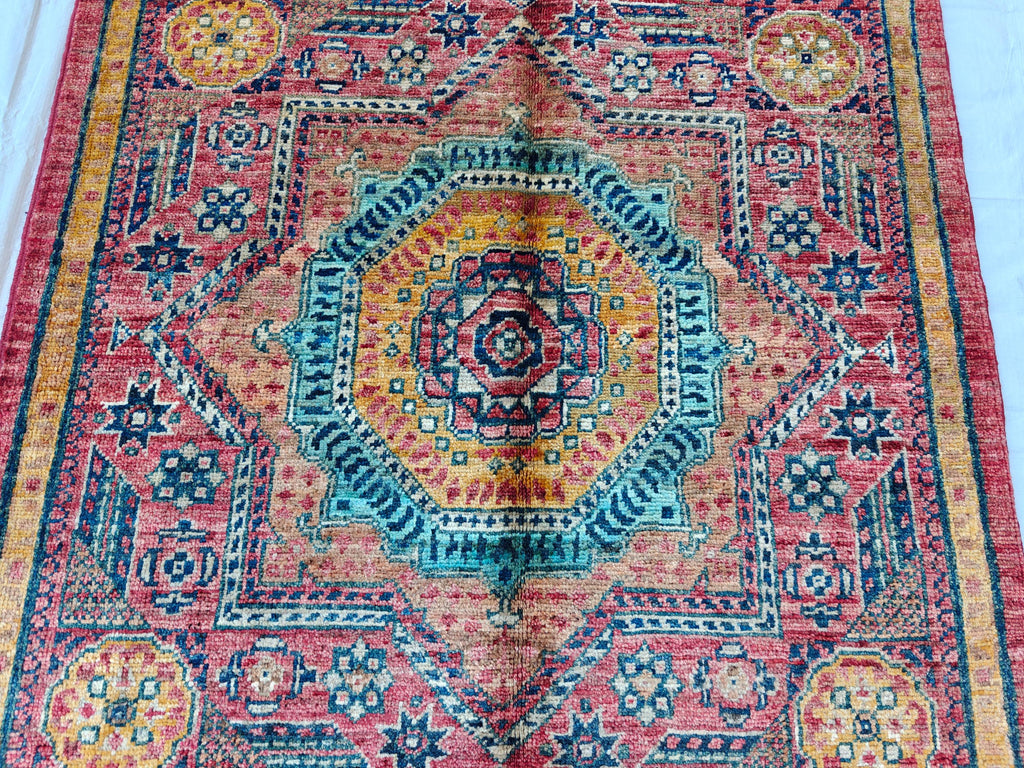 3x10 Authentic Mamluk Runner: Handwoven Artistry & Timeless Elegance 2.7 x 9.9 ft, Hallway Runner, Entryway Brown Rug, Narrow Rug