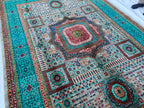 Stunning Mamluk Rug 8.8 x 5.8 ft: Handwoven Masterpiece with Traditional Elegance & Timeless Design, Rugs For Living Room, Bedroom Rug