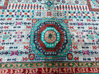 Stunning Mamluk Rug 8.8 x 5.8 ft: Handwoven Masterpiece with Traditional Elegance & Timeless Design, Rugs For Living Room, Bedroom Rug