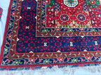 10x14 Large Colorful Mamluk Rug Handwoven Masterpiece with Vibrant Patterns & Timeless Elegance, Rugs For Living Room, Bedroom Rug 13.6x10ft