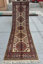 8 ft Runner Chobi - Premium Handwoven Area Rug for Elegant Home Décor, Hallway Runner, Entryway Rug, Small Kitchen Narrow Rug 8.2x2.5 ft