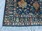 8x5 Dark Blue Chobi Rug Elegant Traditional Design for Home Décor, Rug For Living Room, Bedroom Rug, Kitchen Rug 7.9x5.5ft, Medium Rug
