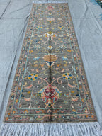 8x2 Runner Rug Traditional Design for Elegant Home Décor, Hallway Runner, Entryway Rug, Narrow Rug, Stair Rug 8x2.6 Ft