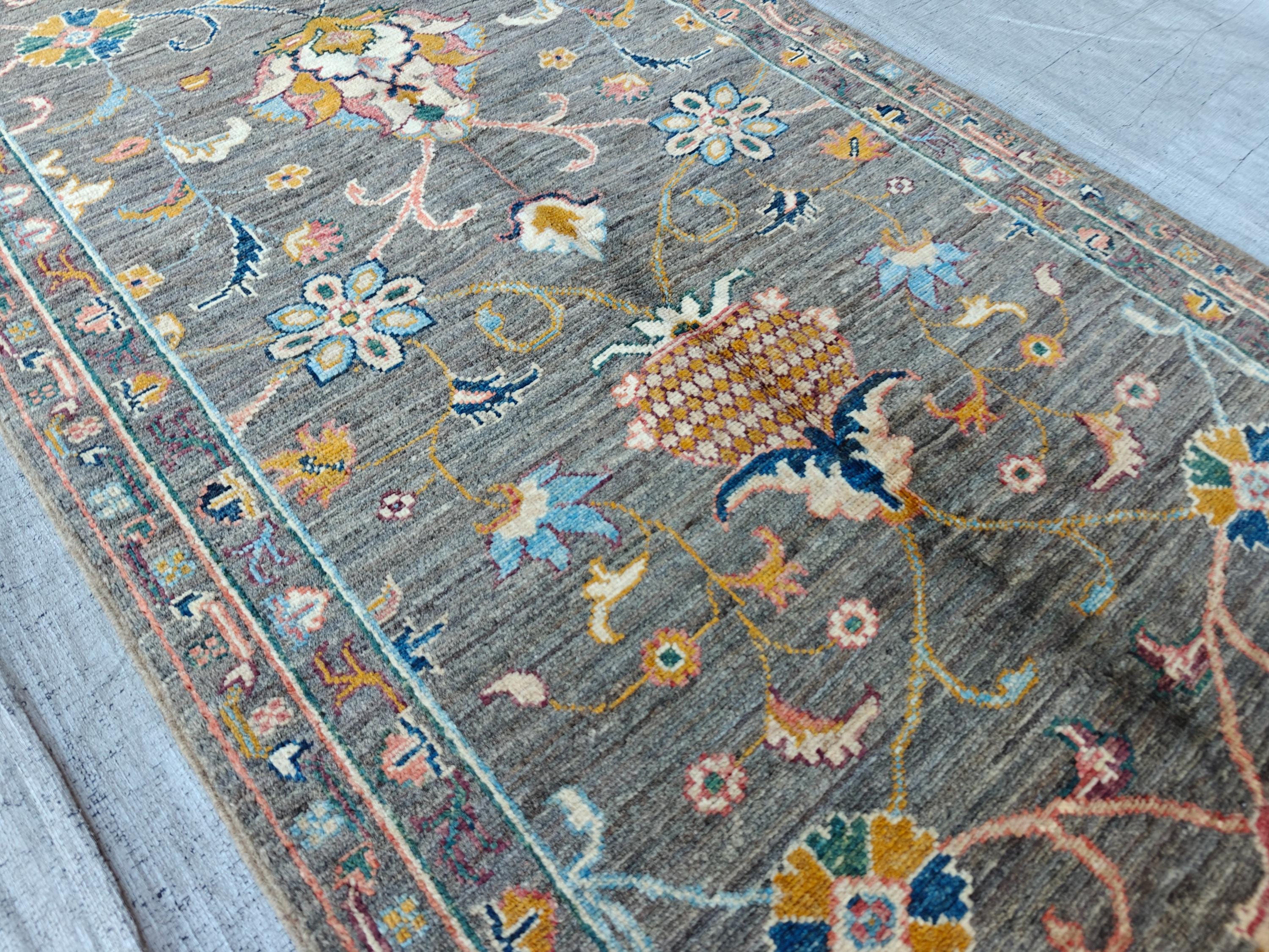 8x2 Runner Rug Traditional Design for Elegant Home Décor, Hallway Runner, Entryway Rug, Narrow Rug, Stair Rug 8x2.6 Ft