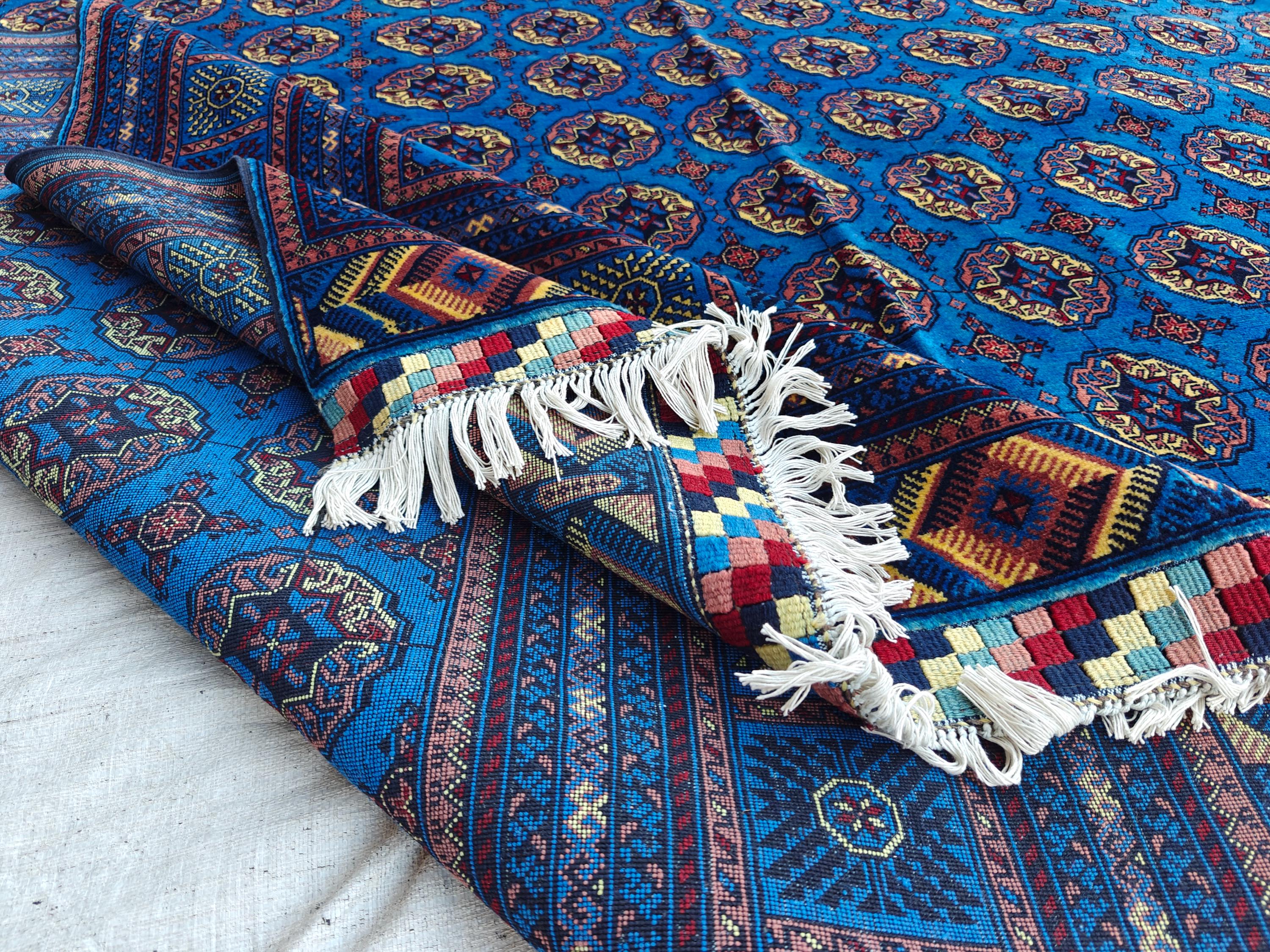 10x13 Navy Blue Large Mawrai Gul Tribal Afghan Handmade Antique Rug, Rug For Livingroom, Bedroom Rug, Dining Room Rug, Office Rug 13.4x9.8,