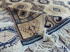 6x10 100% Silk Handmade Tribal Afghan Rug, Rugs For Living Room, Luxuries Rug, Bedroom Rug, Collectible Rug 10.2 x 6.7 ft, Medium Rug