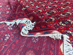 10x13 Beljik Ahal Gul Afghan Handmade Large Area Rug, Rug for Living Room, Rugs For Bedroom, Luxurious Rug One Of a Kind Rug, 13.2 x 9.11 ft