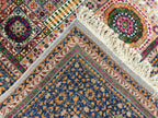 6x8 Handmade Mamluk Rug Afghan Wool Carpet, Unique Geometric Design, Traditional Vintage Area Rug, Rug For Living Room 8.3x5.8ft, Medium Rug