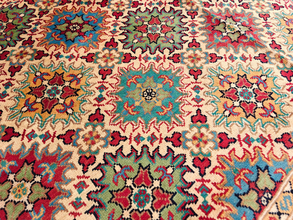 8x12 Large Elegant Sitara Naksha Rug – Handwoven Luxury Persian Design in wool, Rugs For Living Room, Bedroom Rug 11.8x8 ft