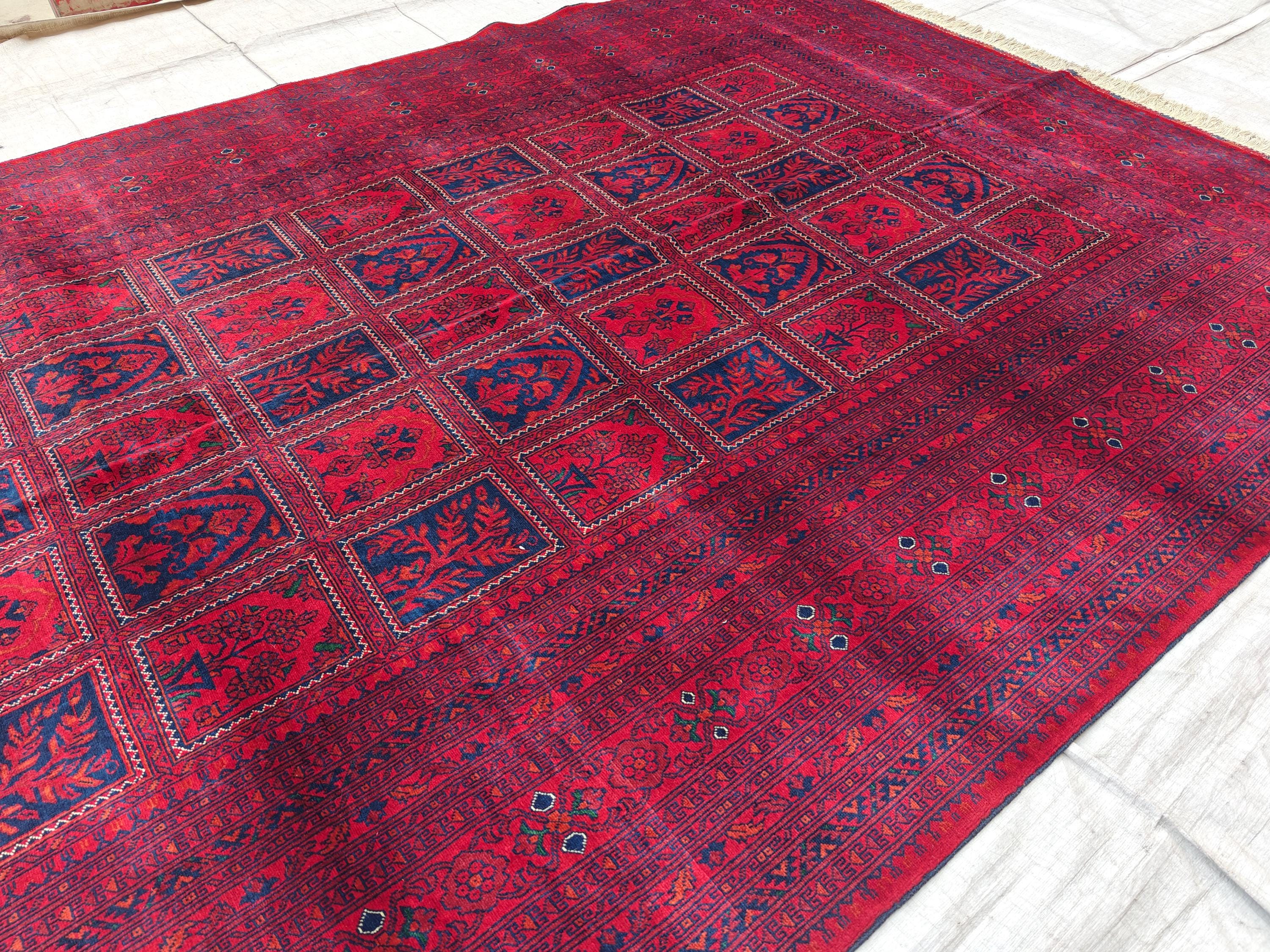 7x10 Antique Beljik Ayni Rug – Handwoven Persian Vintage Design in Wool, Rugs For Living Room, Bedroom Rug, Vintage Home Decor 9.11x6.7 ft
