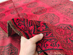 7x10 Vintage Pilpie Rug Handwoven Persian Design in Wool and Natural Dyes, Collectible Rug. Rugs For Farmhouse, Living Room Rug 9.6x6.8 ft