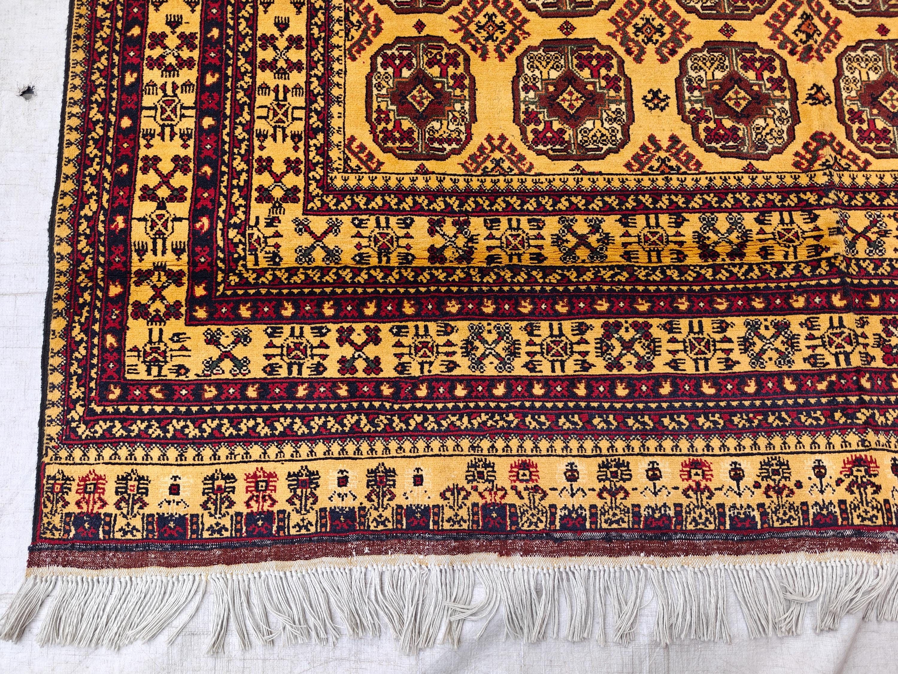 8x10 Large Luxurious Ahal Gul Handwoven Persian Rug – Traditional Oriental Design in Wool, Rugs For Living Room, Bedroom Rugs