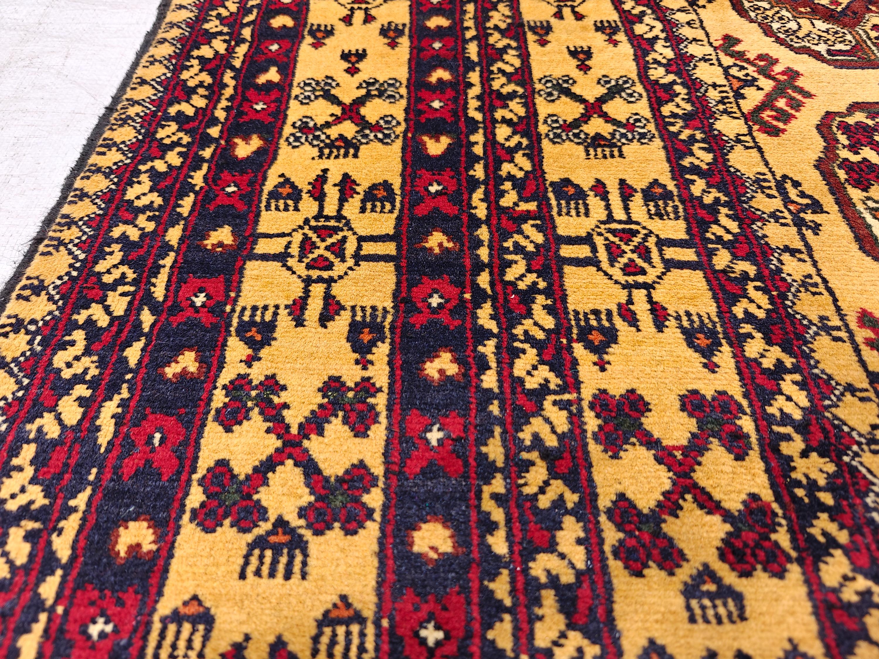 8x10 Large Luxurious Ahal Gul Handwoven Persian Rug – Traditional Oriental Design in Wool, Rugs For Living Room, Bedroom Rugs