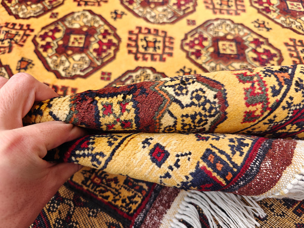 8x10 Large Luxurious Ahal Gul Handwoven Persian Rug – Traditional Oriental Design in Wool, Rugs For Living Room, Bedroom Rugs