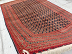 7x10 Antique Mawrai Gul Afghan Handwoven Rug, Rugs For Living Room, Bedroom Rug. Farmhouse Rug, Large Area Rug 9.9x6.6, Medium Rug
