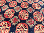 7x10 Antique Mawrai Gul Afghan Handwoven Rug, Rugs For Living Room, Bedroom Rug. Farmhouse Rug, Large Area Rug 9.9x6.6, Medium Rug