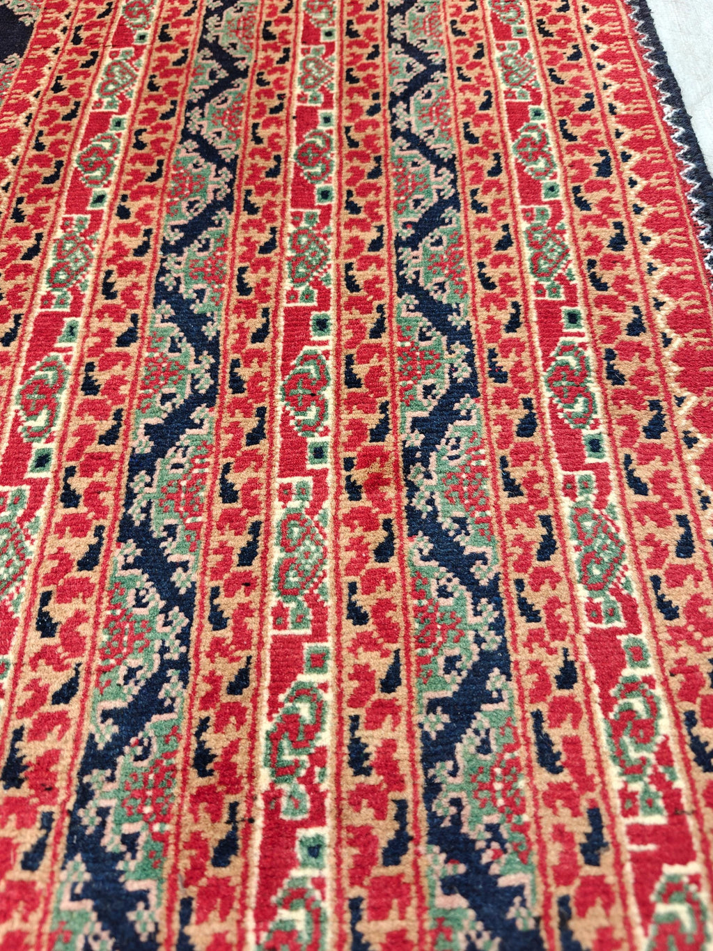 7x10 Antique Mawrai Gul Afghan Handwoven Rug, Rugs For Living Room, Bedroom Rug. Farmhouse Rug, Large Area Rug 9.9x6.6, Medium Rug