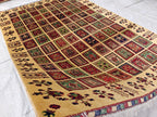 7x10 Stunning Ayni Afghan Handmade Rug, Home Decor, Rugs For Living Room, Bedroom Rug, Dining Room Rug, Large Area Rug 10.3x6.8, Large Rug