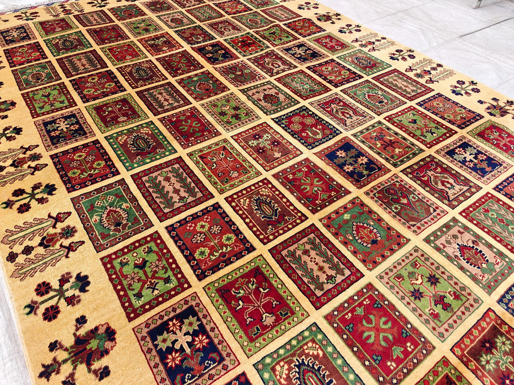 7x10 Stunning Ayni Afghan Handmade Rug, Home Decor, Rugs For Living Room, Bedroom Rug, Dining Room Rug, Large Area Rug 10.3x6.8, Large Rug