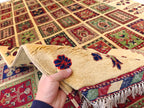 7x10 Stunning Ayni Afghan Handmade Rug, Home Decor, Rugs For Living Room, Bedroom Rug, Dining Room Rug, Large Area Rug 10.3x6.8, Large Rug