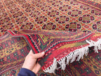 7x10 Handwoven Yousafi Afghan Rug, Boho Home Decor, Rug For Living Room, Bedroom Rug, Dining Room Rug, Rustic Decor Rug 9.11x6.8, Large Rug