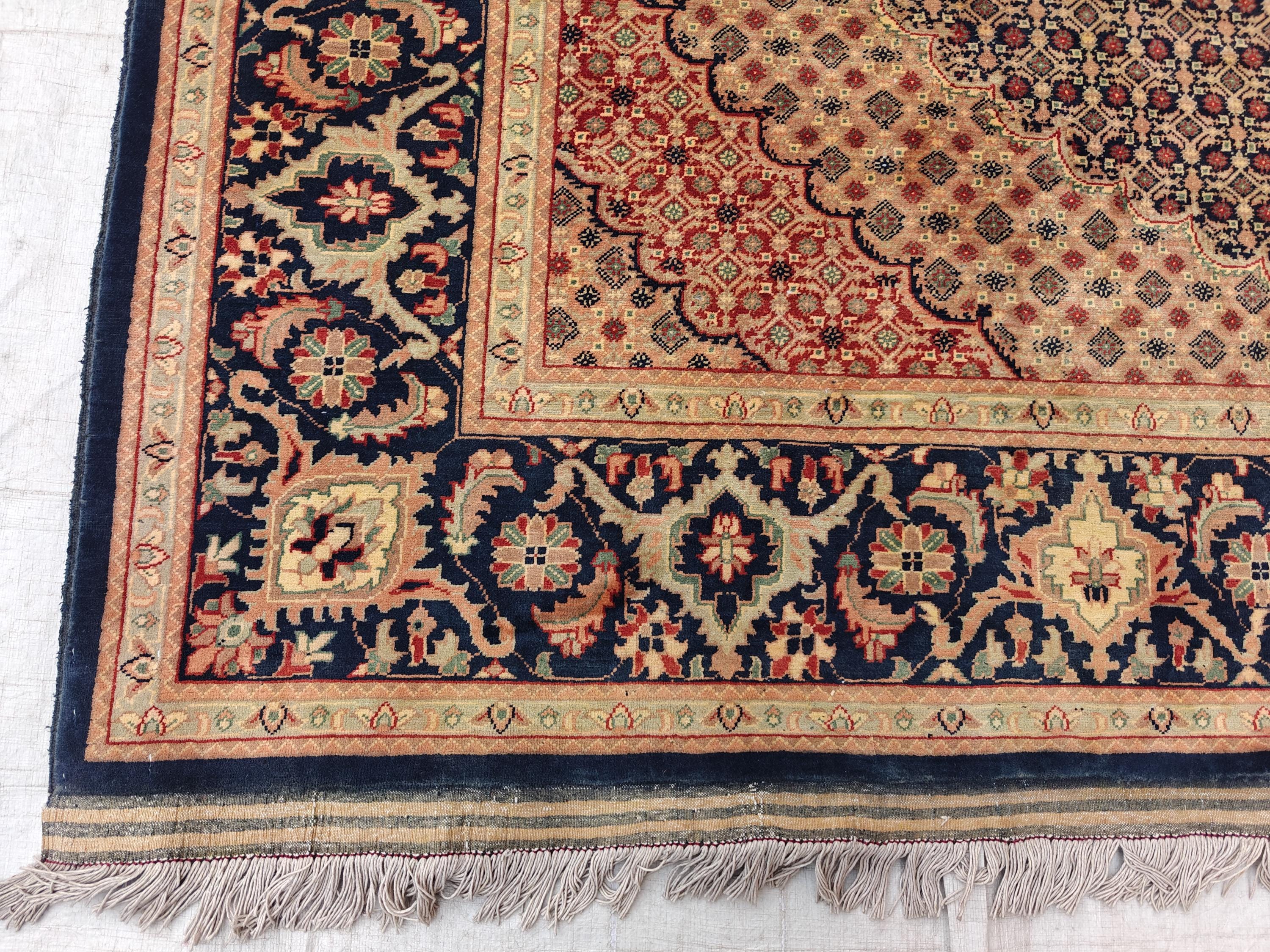7x10 Collectible Vintage Tabriz Persian Style Rug, Boho Home Decor, Rug For Living Room, Bedroom Rug, Dining Room Rug 9.10x6.10, Medium Rug