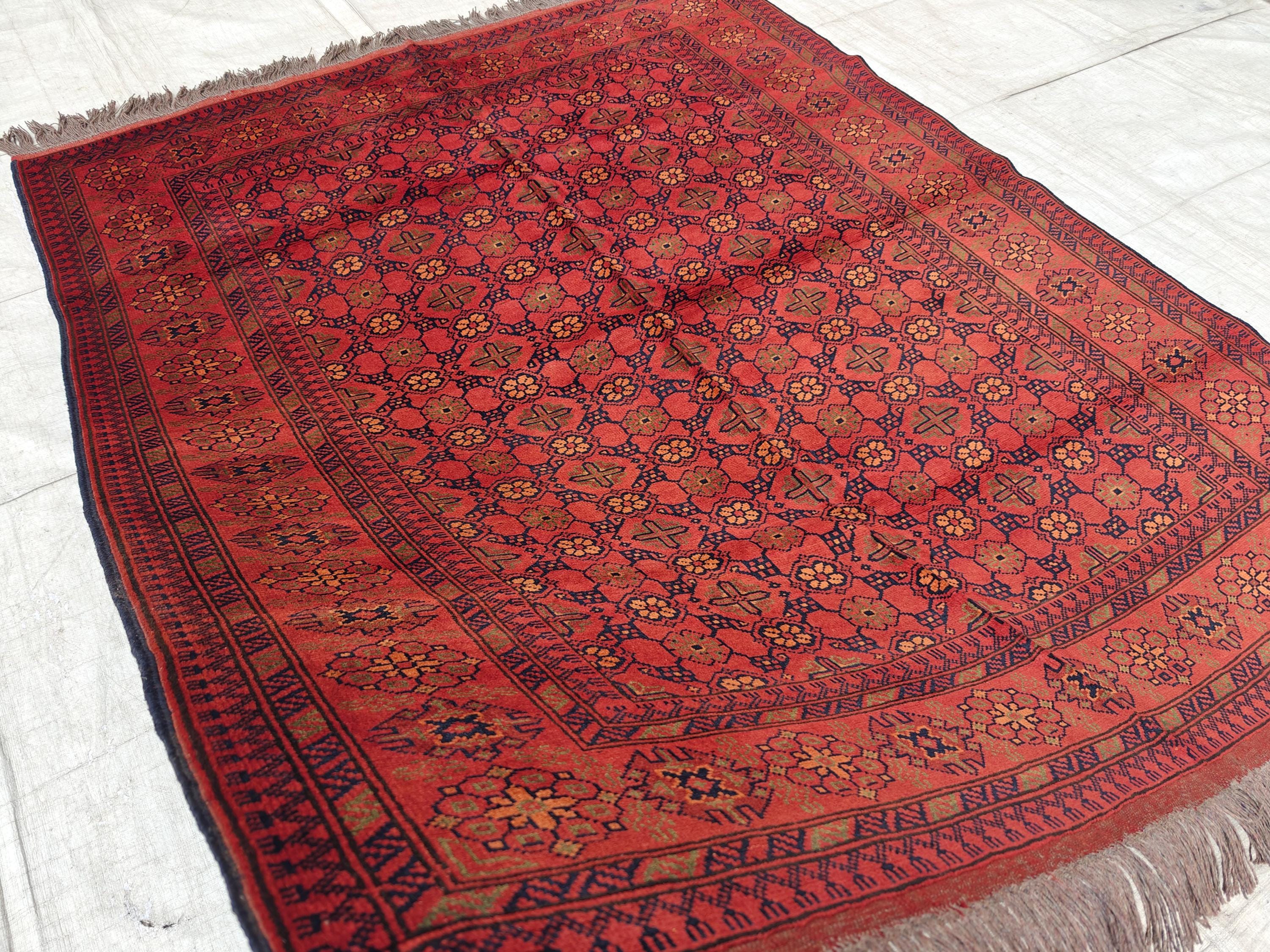 50 Year Old Vintage Bashiri Handmade Rug, Collectible Rug, Rug For Living Room, Bedroom Rugs, Farmhouse Rug, Vintage Rug 6.4x5.3, Medium Rug