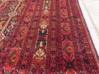 7x10 Stunning Beljik Ala Bakhmal Afghan Handmade Rug, Rug For Living Room, Bedroom Rug, Office and Dining Room Rug, Medium Rug