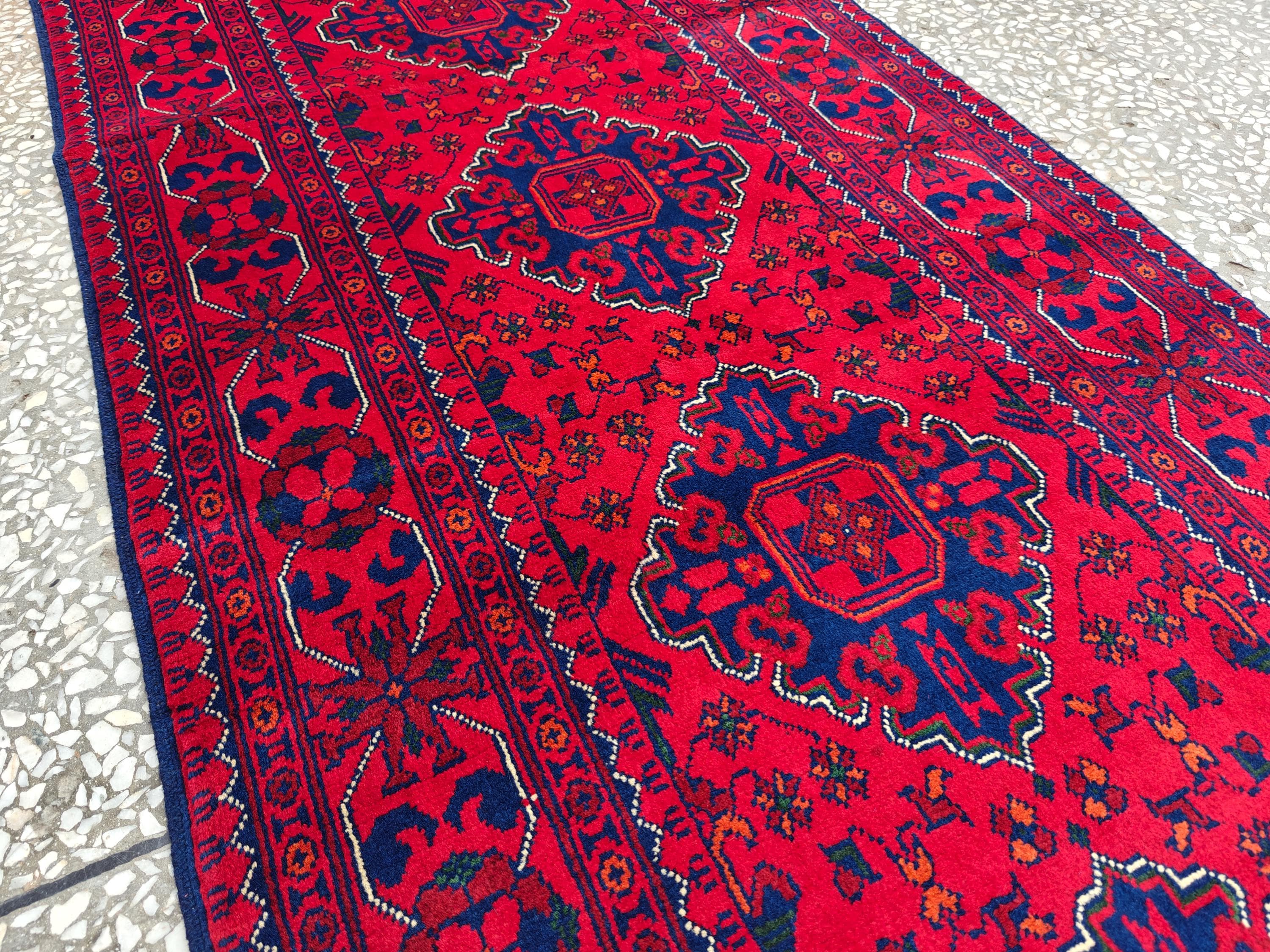 3x10 Beautiful Bukhara Afghan Handmade Runner Rug, Vintage Style Rug, Hallway Runner, Entryway Rug, Long Narrow Rug, Door Rug 9.8x2.6 Ft