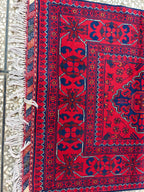 3x10 Beautiful Bukhara Afghan Handmade Runner Rug, Vintage Style Rug, Hallway Runner, Entryway Rug, Long Narrow Rug, Door Rug 9.8x2.6 Ft