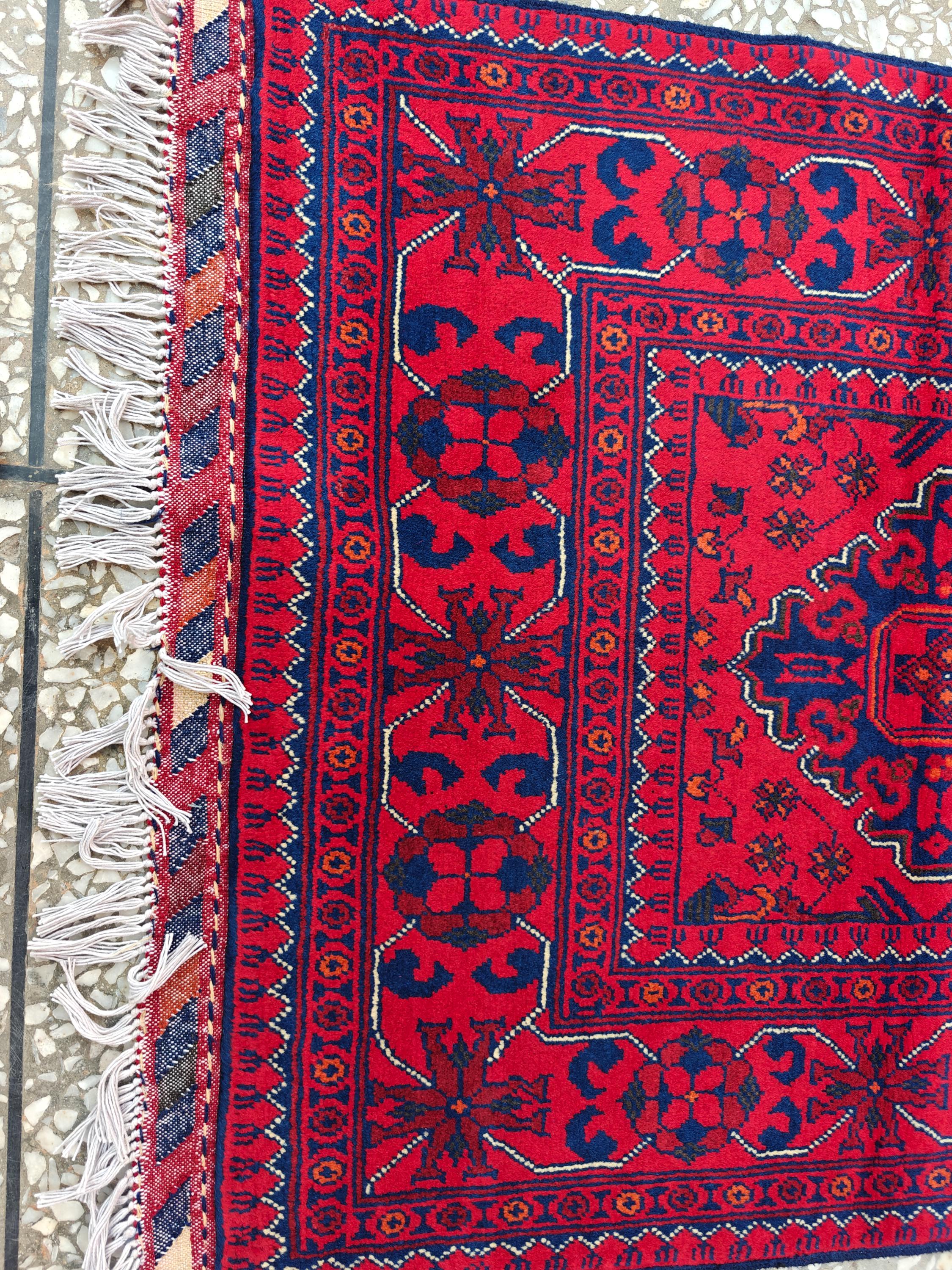 3x10 Beautiful Bukhara Afghan Handmade Runner Rug, Vintage Style Rug, Hallway Runner, Entryway Rug, Long Narrow Rug, Door Rug 9.8x2.6 Ft