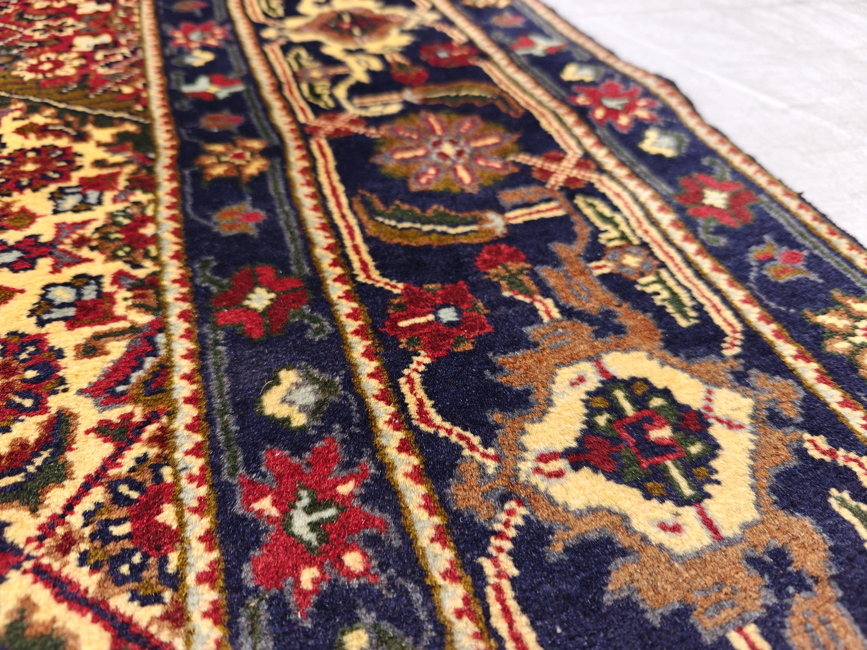 5x8 Persian Tabriz Handmade Rug, Vintage Home Decor, Rug For Living Room, Bedroom Rugs, Office Rug, One of a Kind Rug, Medium Size Rug