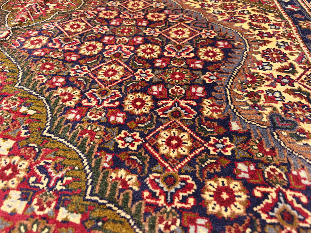 5x8 Persian Tabriz Handmade Rug, Vintage Home Decor, Rug For Living Room, Bedroom Rugs, Office Rug, One of a Kind Rug, Medium Size Rug